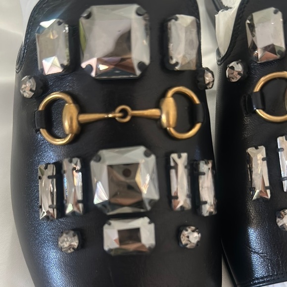 Gucci Horsebit Accent Leather Mules - Picture 5 of 6